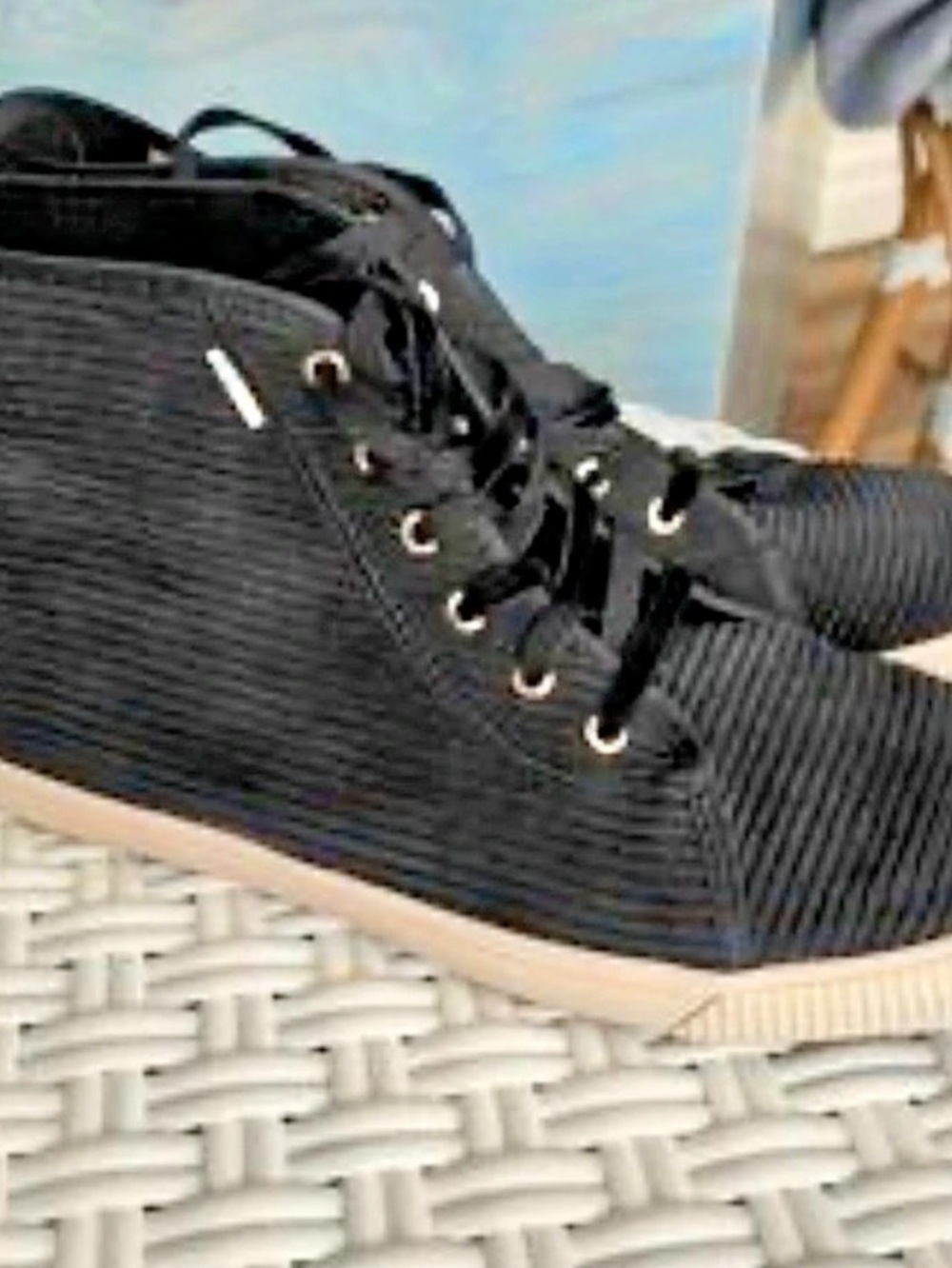 TOMS Camarillo High Top Sneaker Sneakers Black US 5.5